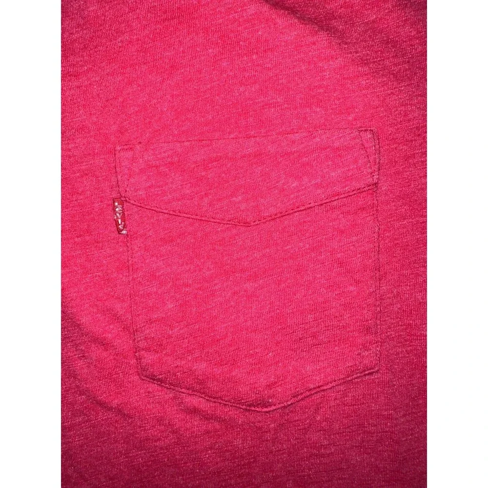 Levi's Men's Housemark Polo Shirt Red Size XL